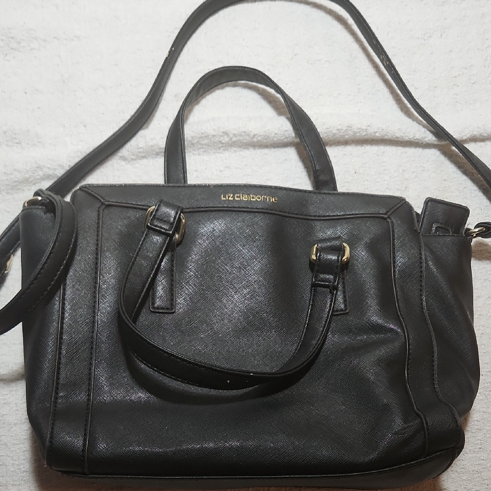 Liz Claiborne Black Satchel Bag